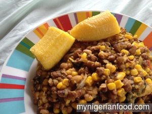Beans with Corn Pottage