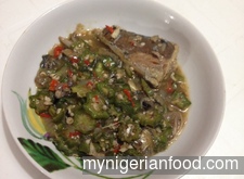 'Sharp Sharp' Okro Soup