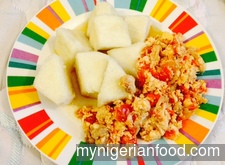 Egg and Tomato Sauce
