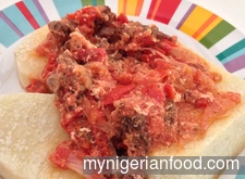Boiled Yam