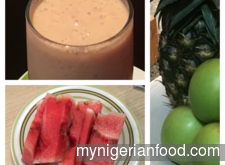 Watermelon in Fruity Smoothie