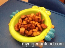 Fried Plantain with Eggs
