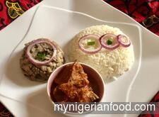 Beans and Rice with Stew