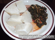 Boiled Yam
