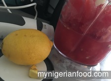 Watermelon juice