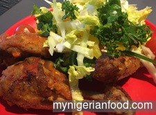Peppered Chicken and Salad