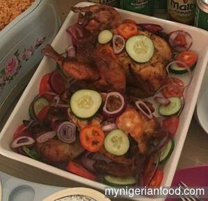 Peppered Chicken and Salad