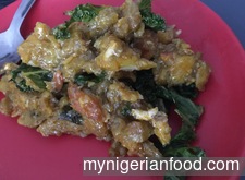 Nigerian Plantain Porridge