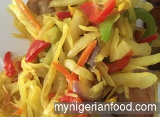Cabbage stir fry