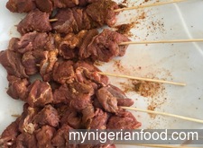 Suya and Watermelon juice