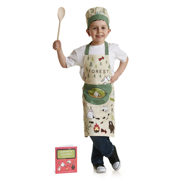 Kid's Chef apron and hat - boys